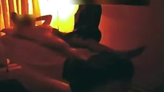 Handjob skjult i en massasje salong