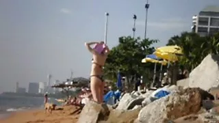 Flash på stranden