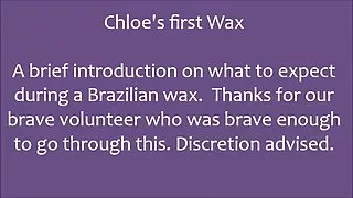 Chloe første brasiliansk voks