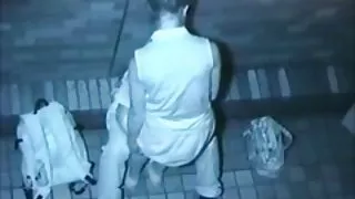 Utendørs sex par jævla sent på kvelden