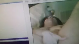 Min asiatiske kone på webcam 1