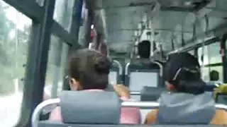Buss cum, offentlig onani 2