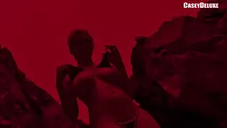Casey deluxe - blå bikini dans ... naken versjon