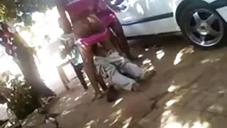 Afrikanske tisper jævla på gaten