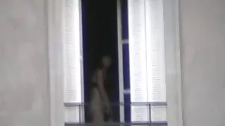 Gjør kone exhib seg selv