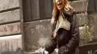 Unge tenåringer i offentlig